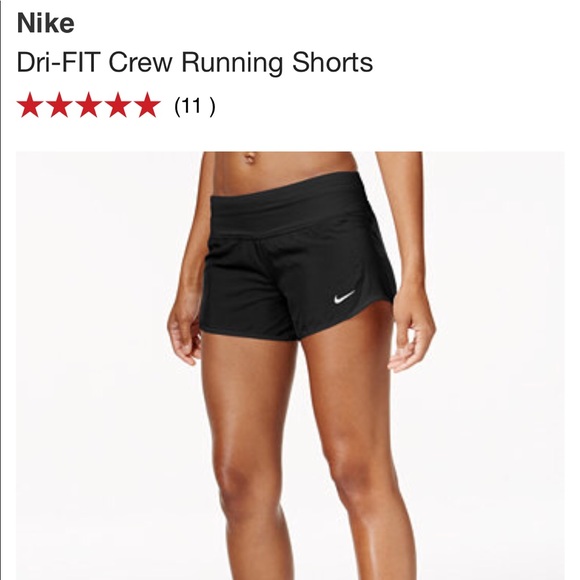 nike crew running shorts